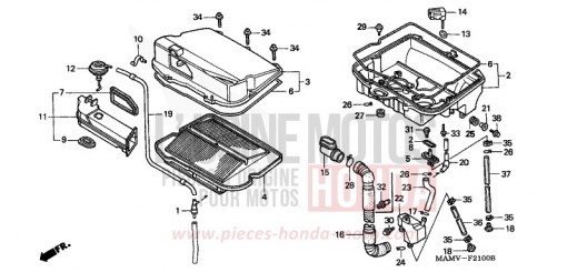 FILTRE A AIR GL1500AV de 1997
